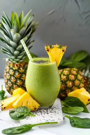 Pineapple Spinach smoothie
