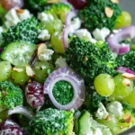 Broccoli, Grape, and Cucumber Salad
