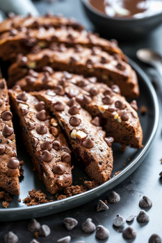 Extra Large Chocolate Chip Nutella Biscotti