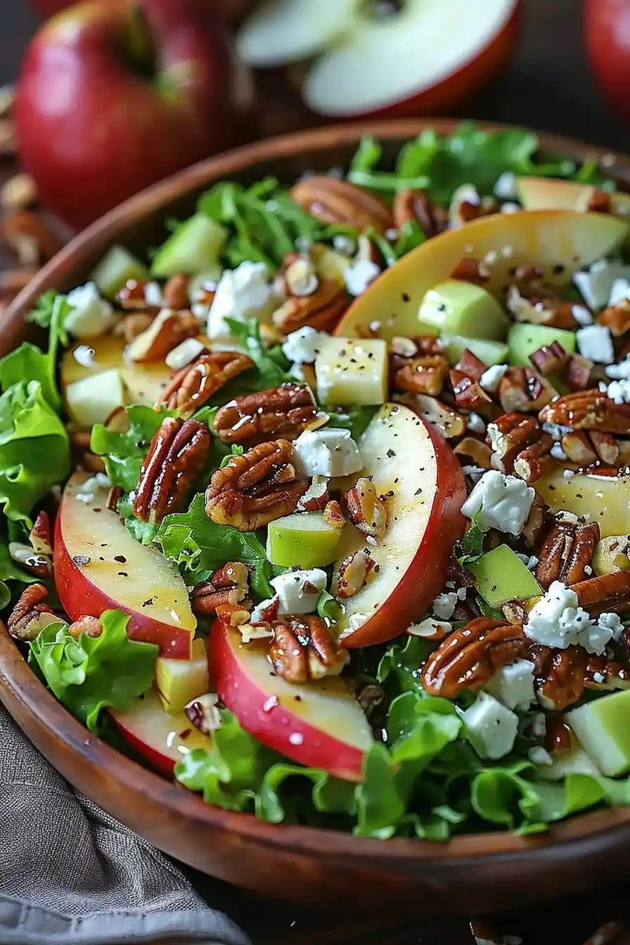Apple Pecan Feta Salad recipe