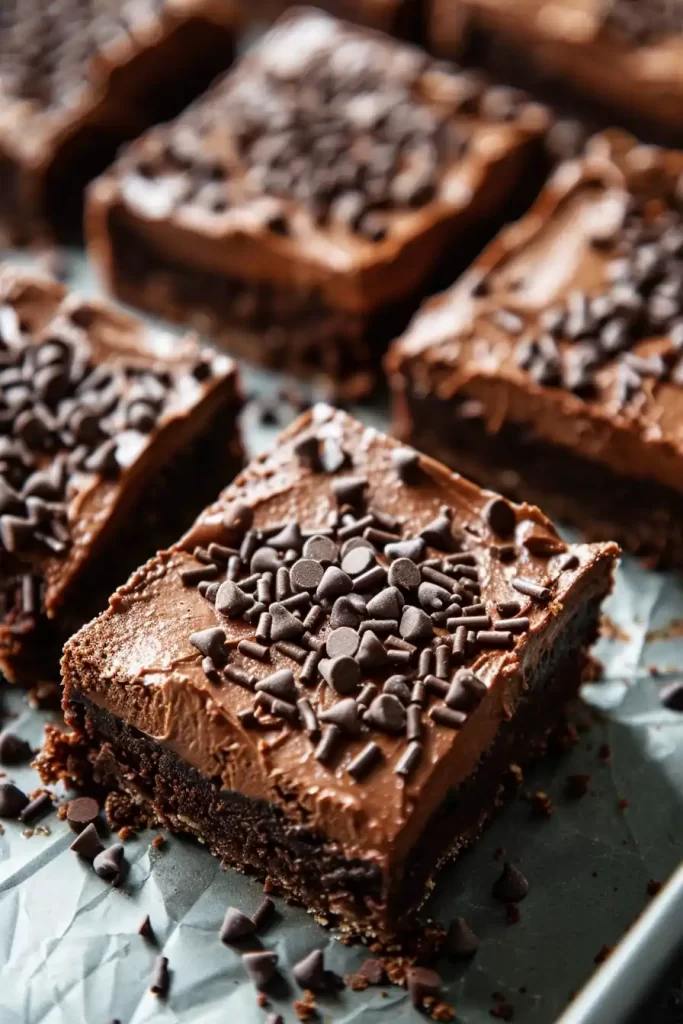 Chocolate Mousse Brownies recipe