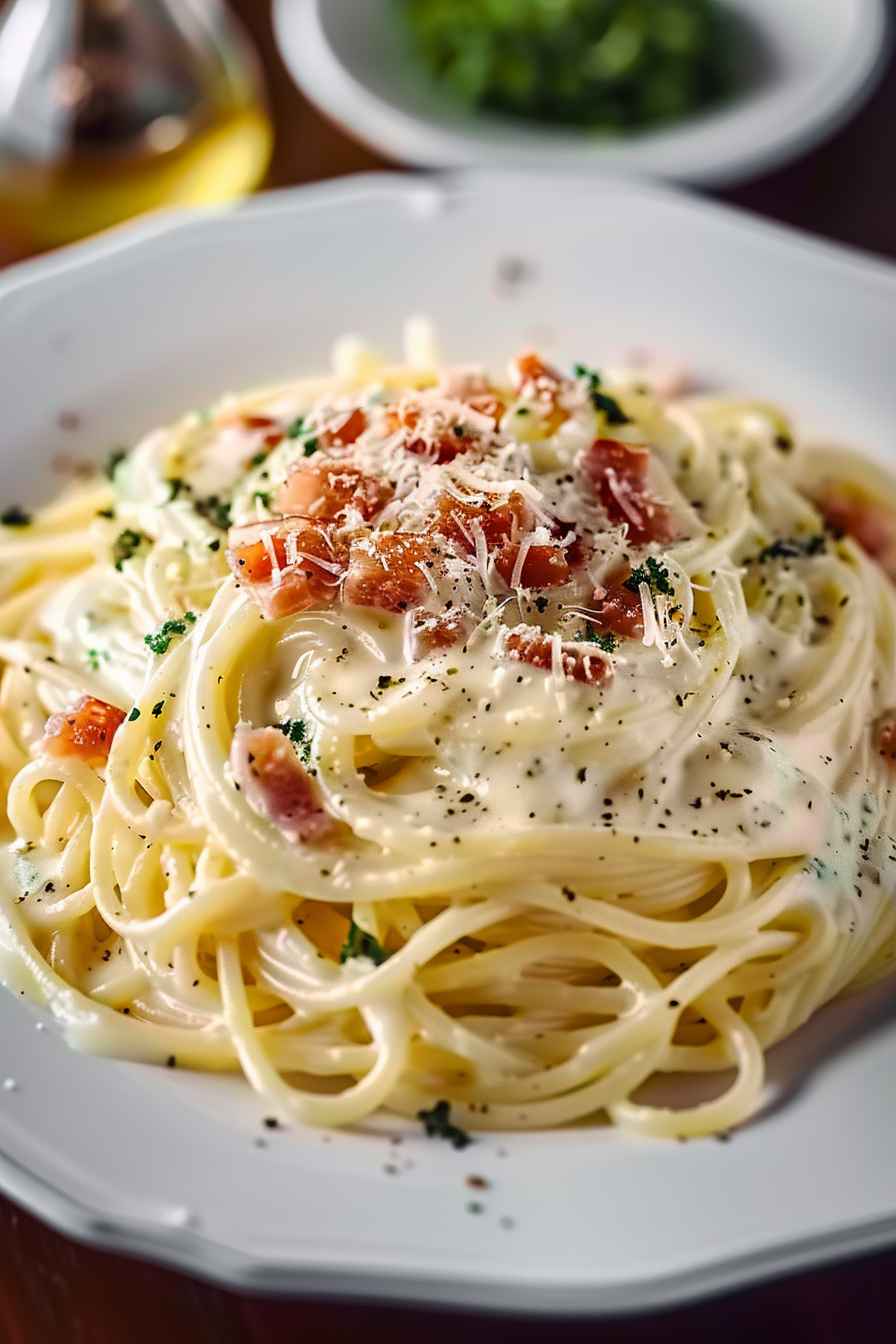 Classic Spaghetti Carbonara recete