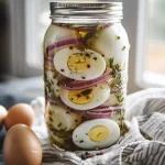 Pickled Eggs with Apple Cider Vinegar Recipe