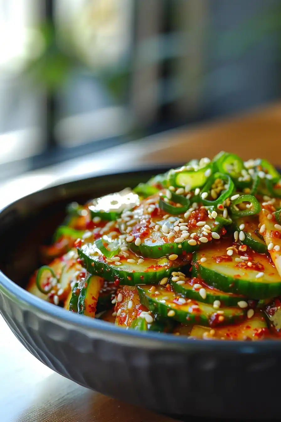 Spicy Korean Cucumber Salad