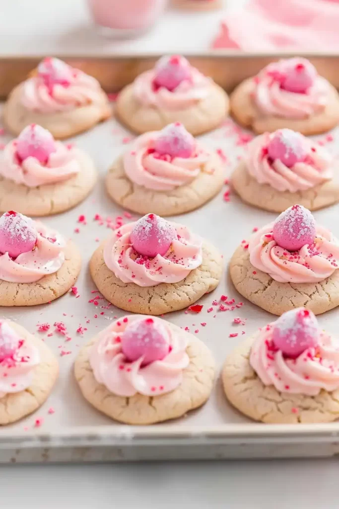 Strawberry Kiss Cookies