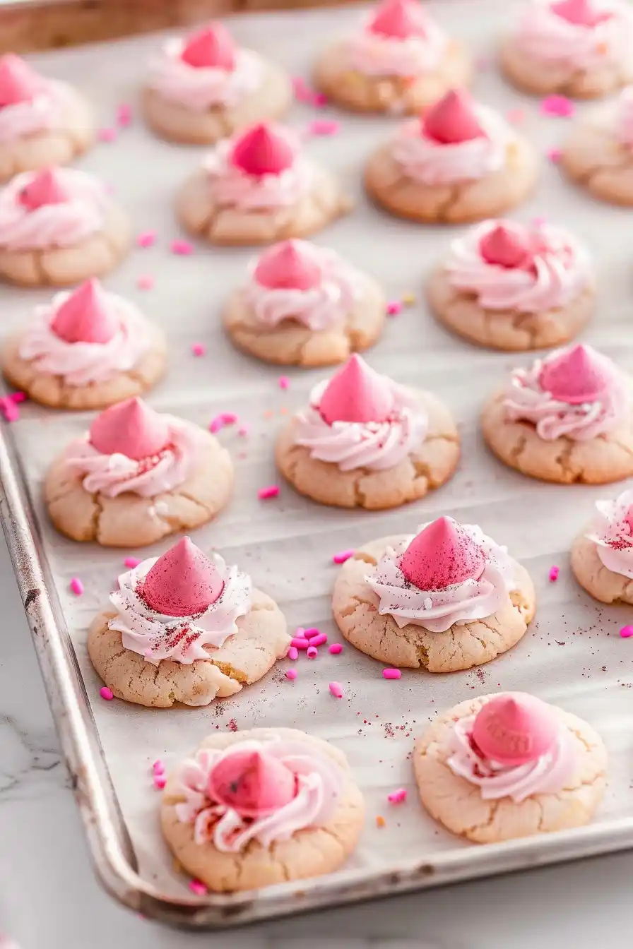 Strawberry Kiss Cookies Recipe