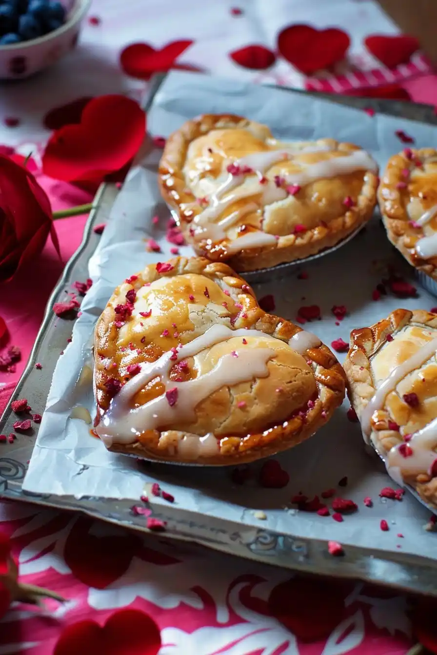 Valentine's Day Mini Apple Pies recipe