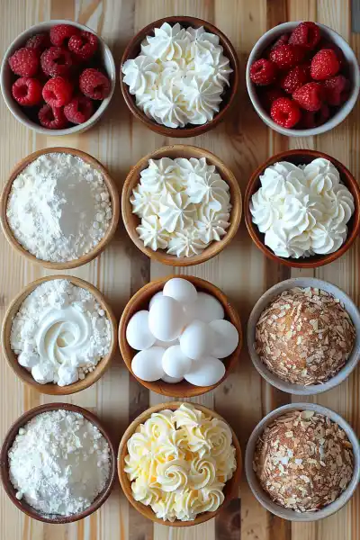 Almond_Wedding_Cake_Cupcakes_with_Raspberry_Filling_Ingredients