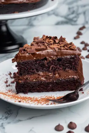 Dark Chocolate Mousse Cake Recipe