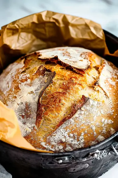 Easy No-Knead Artisan Bread Recipe