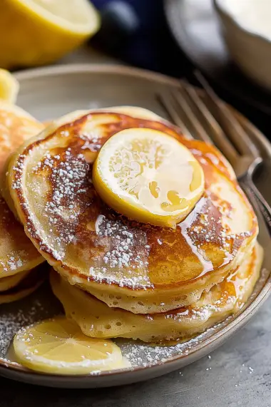Fluffy Lemon Ricotta Pancakes Recipe