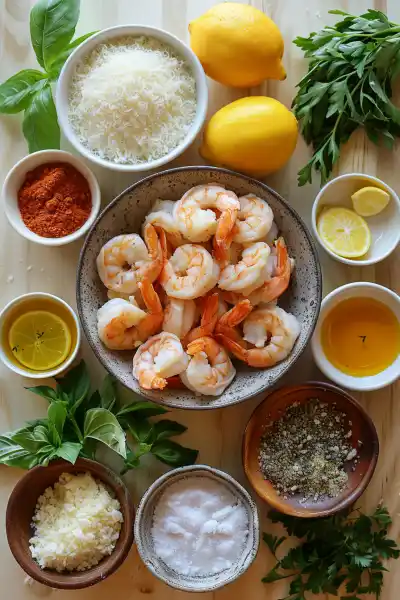 Garlic_Parmesan_Roasted_Shrimp_ ingredients