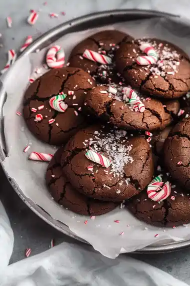 Peppermint Brownie Cookies Recipe