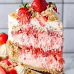 Strawberry Shortcake Cheesecake Cake