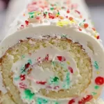 Vanilla Christmas Roll Cake