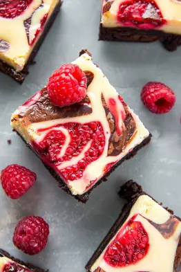 White Chocolate Raspberry Cheesecake Brownies Recipe