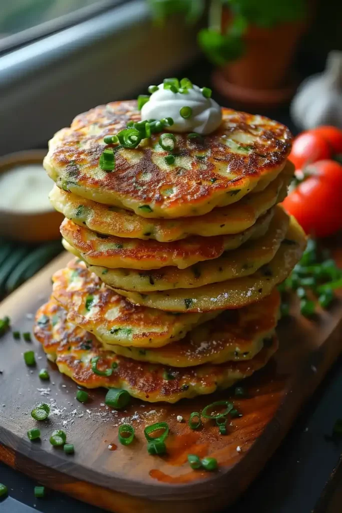 Savory Zucchini Pancakes
