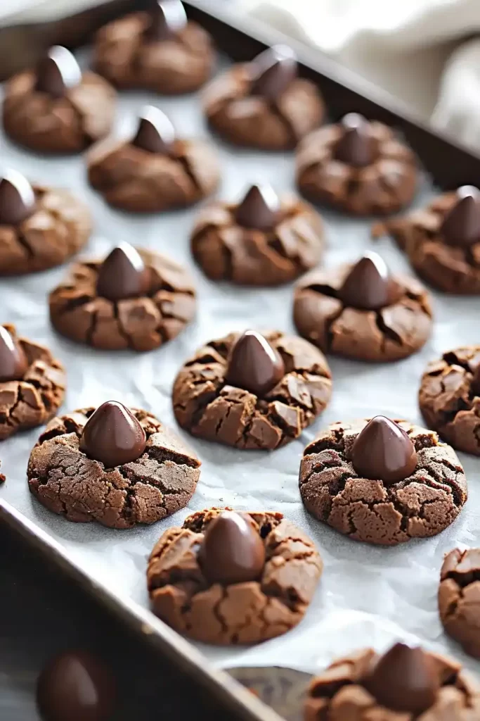 Chocolate Kiss Cookies recipe
