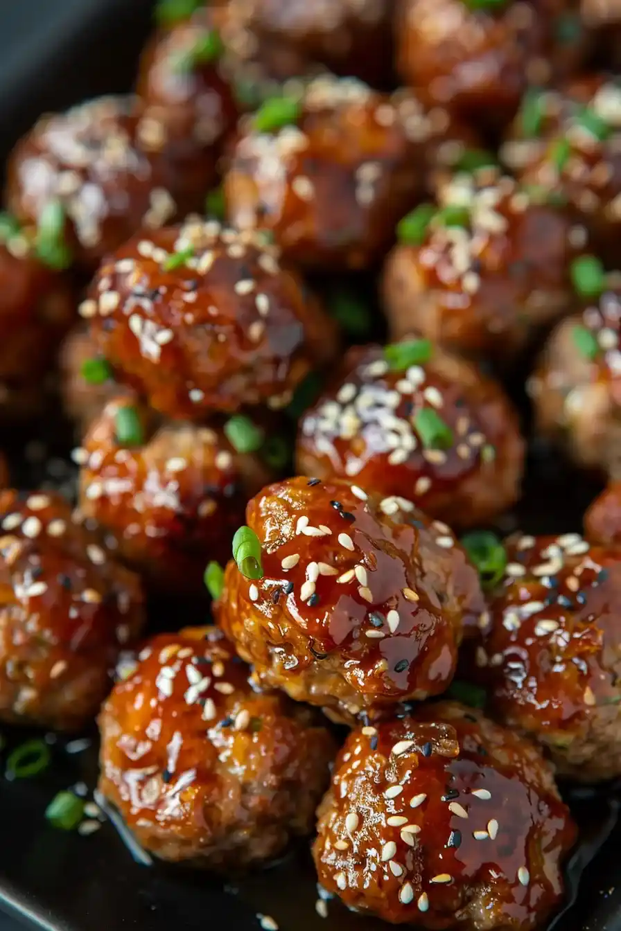 Sticky Chicken Meatballs