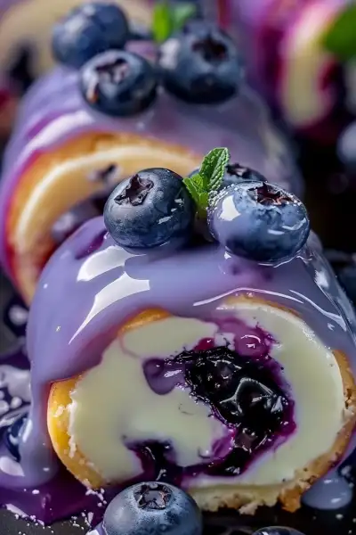 Blueberry Cheesecake Rolls