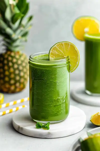Pineapple Green Smoothie Recipe