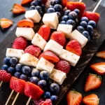 Red White and Blue Fruit Kabobs Recipe