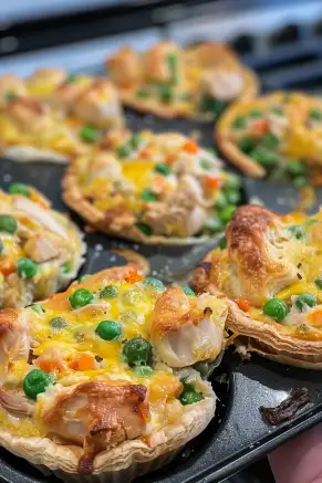 CHICKEN POT PIE MUFFINS Recipe