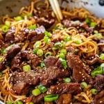 Mongolian Beef Noodles Recipe