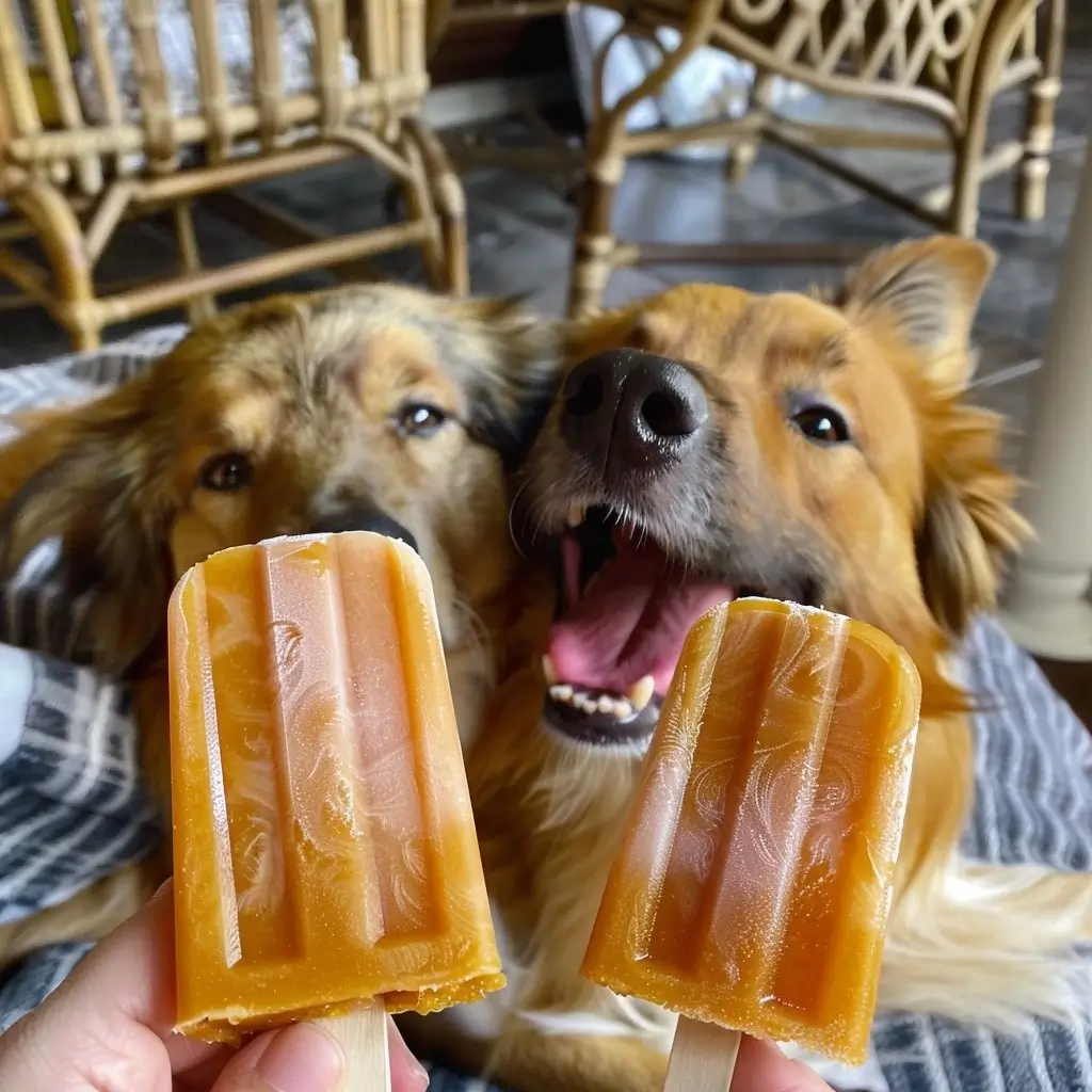 Pumpkin Pupsicles for Dogs