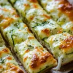 Cheesy Zucchini Breadsticks