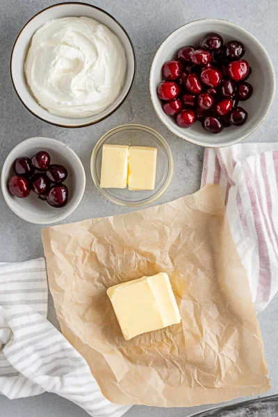 Cherry Cheesecake Egg Rolls ingredients