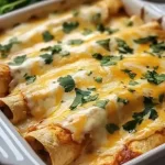 Chicken Enchiladas with Sour Cream White Sauce Recipe