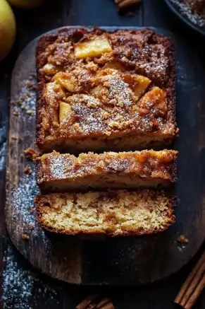 Cinnamon Apple Bread slices