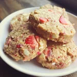 Easy Strawberry and Mozzarella Biscuits for Dogs