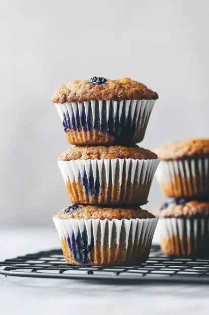 Paleo Blueberry Muffins