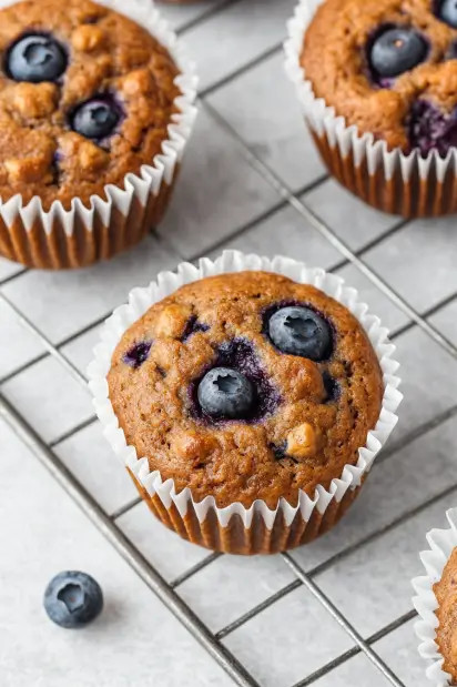 Paleo Blueberry Muffins