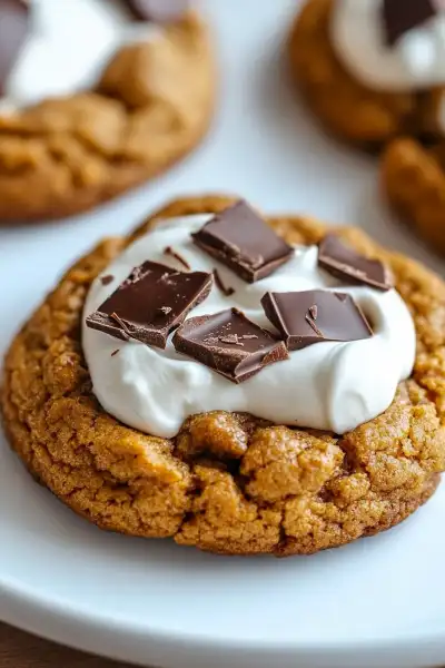 Pumpkin S’mores Cookies