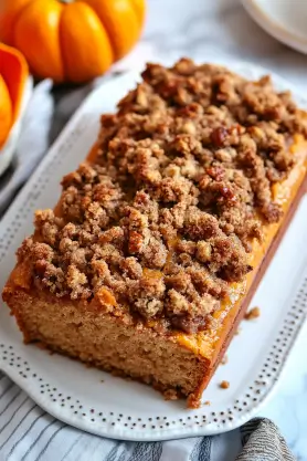 Pumpkin Streusel Bread Recipe