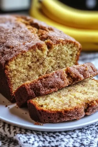 Snickerdoodle Banana Bread recipe