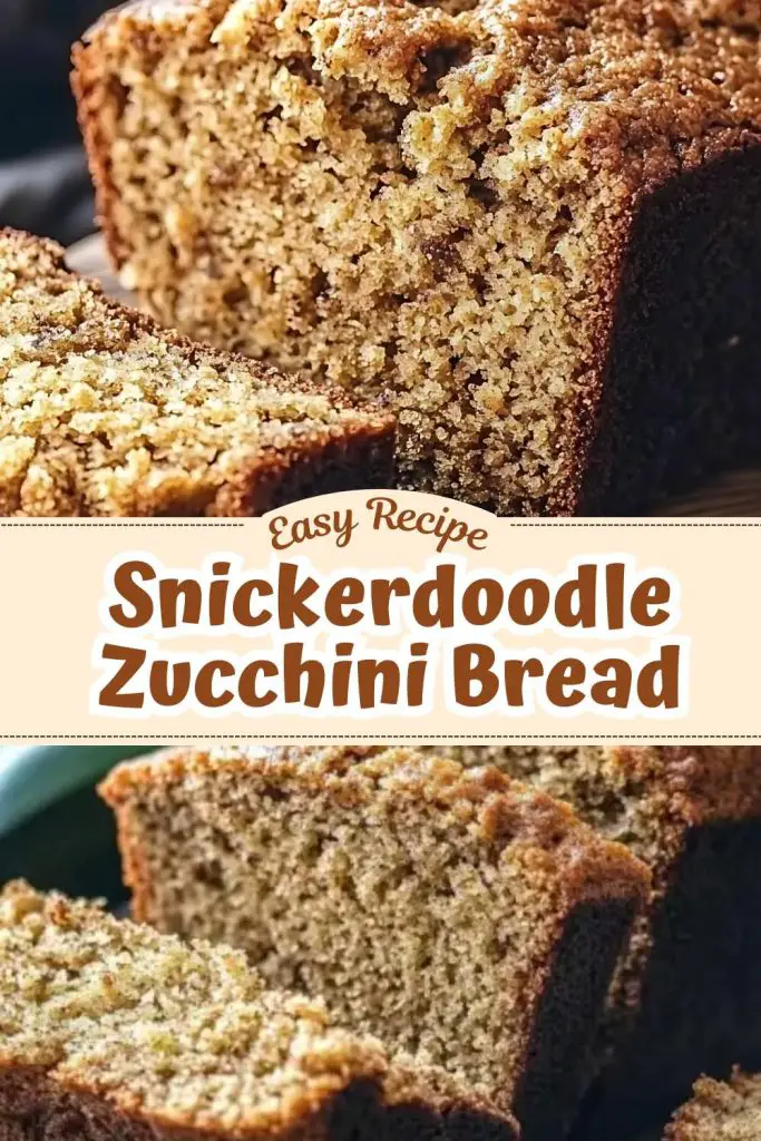 Snickerdoodle Zucchini Bread Slices