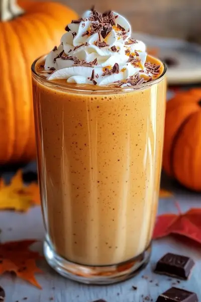 pumpkin coffee smoothie