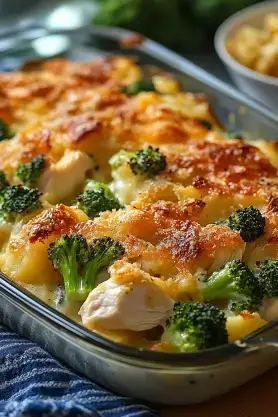 Baked Potato Chicken and Broccoli Casserole