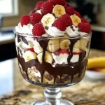 No-Bake Chocolate Banana Split Trifle