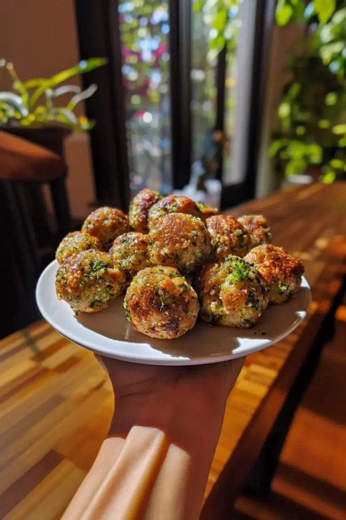 Chicken and Broccoli Balls for Dogs