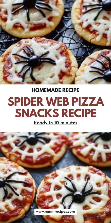 Spider Web Pizza Snacks Recipe