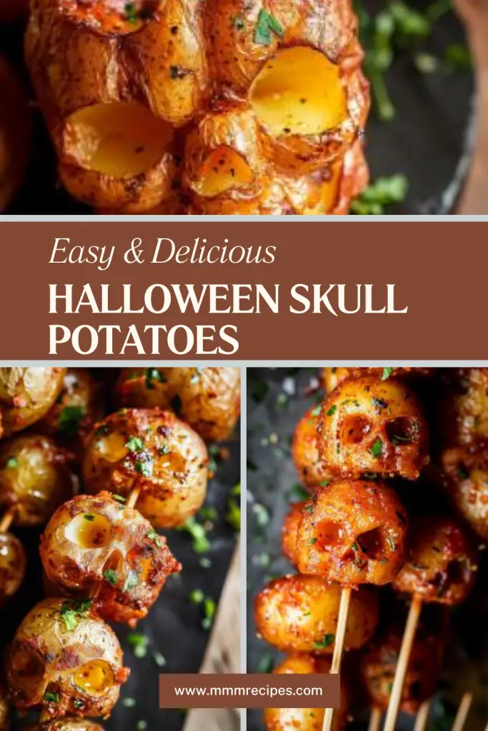 Spooky Halloween Skull Potatoes – Perfect for Halloween Parties