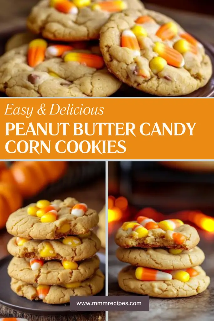 Peanut Butter Candy Corn Cookies