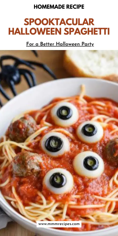 Halloween spaghetti