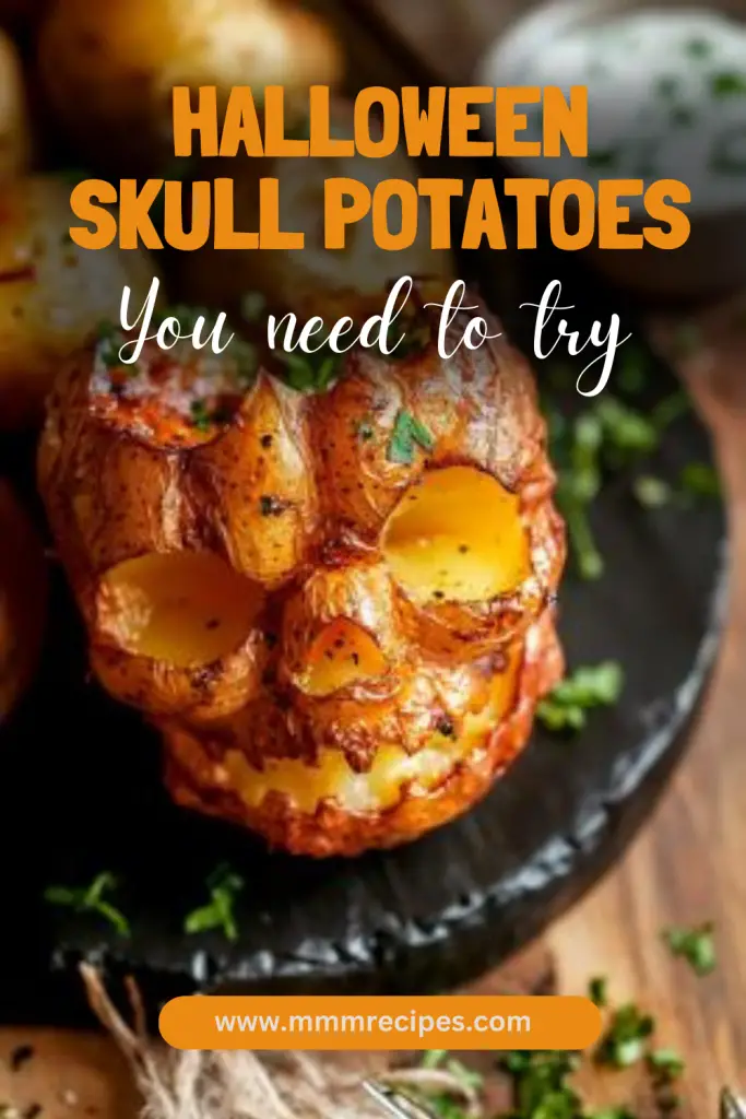 Spooky Halloween Skull Potatoes – Perfect for Halloween Parties