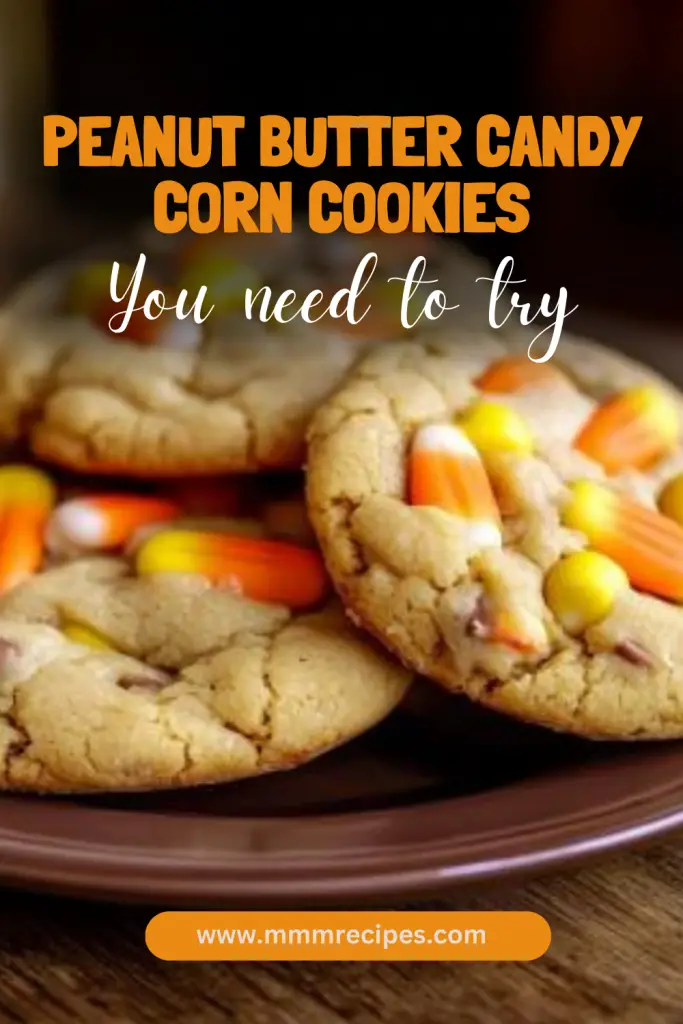 Peanut Butter Candy Corn Cookies